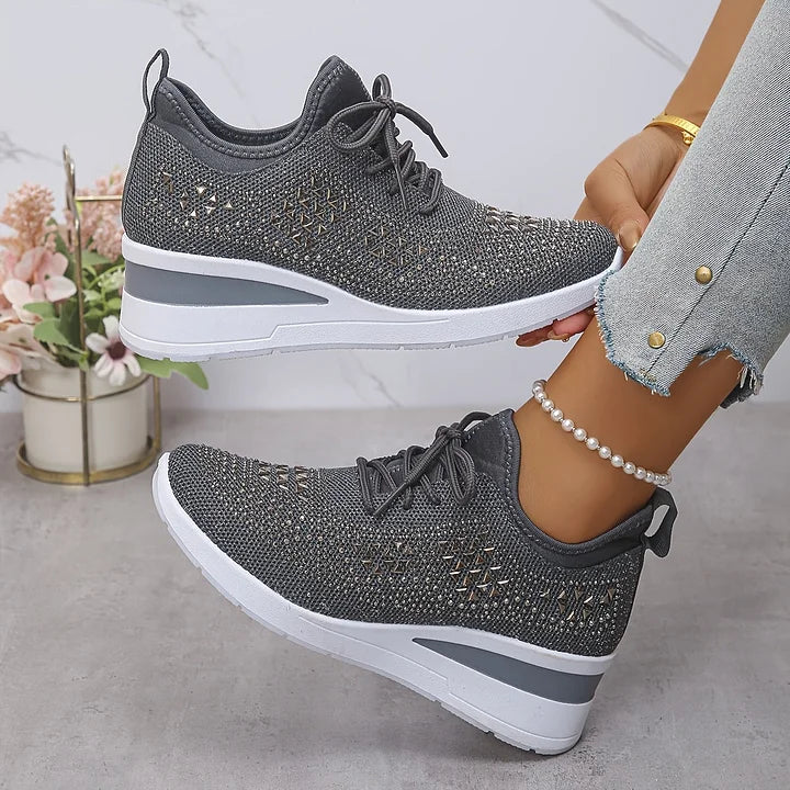Lentivo™️| Orthopedische sneakers met glinsterende steentjes