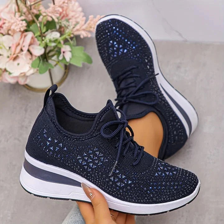 Lentivo™️| Orthopedische sneakers met glinsterende steentjes