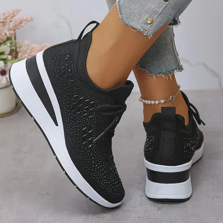 Lentivo™️| Orthopedische sneakers met glinsterende steentjes