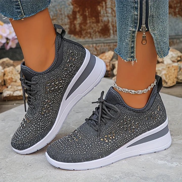 Lentivo™️| Orthopedische sneakers met glinsterende steentjes