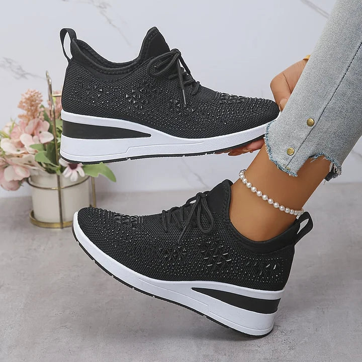 Lentivo™️| Orthopedische sneakers met glinsterende steentjes