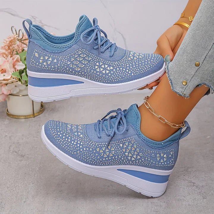 Lentivo™️| Orthopedische sneakers met glinsterende steentjes