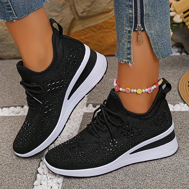Lentivo™️| Orthopedische sneakers met glinsterende steentjes