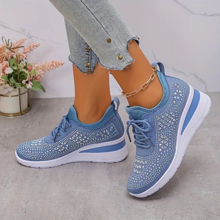 Lentivo™️| Orthopedische sneakers met glinsterende steentjes