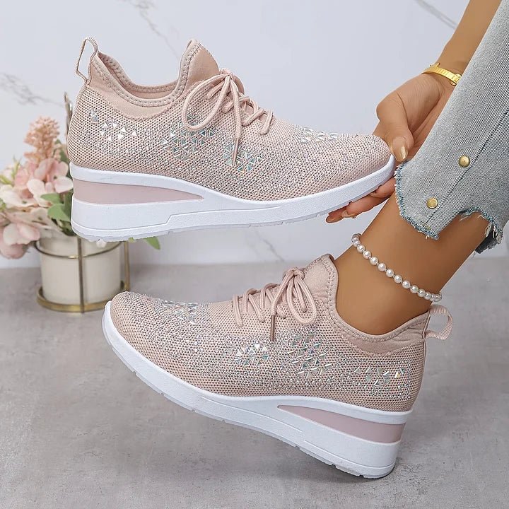 Lentivo™️| Orthopedische sneakers met glinsterende steentjes