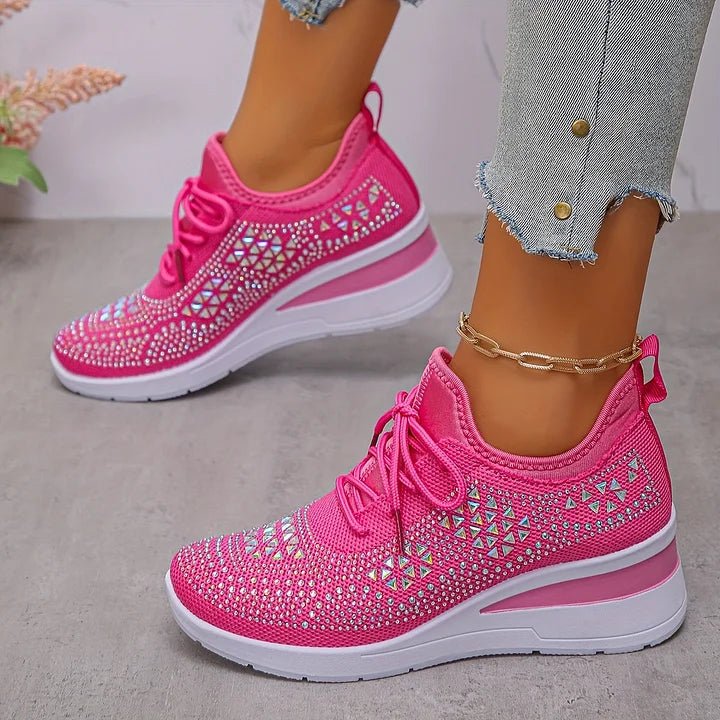 Lentivo™️| Orthopedische sneakers met glinsterende steentjes