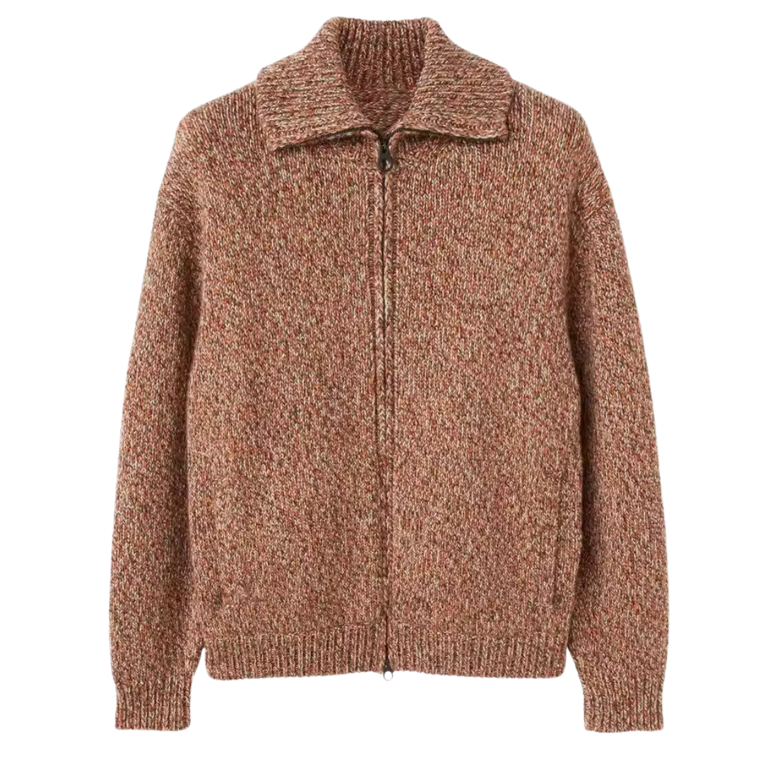 Lentivo™️| Bomber con zip in lana d’alpaca