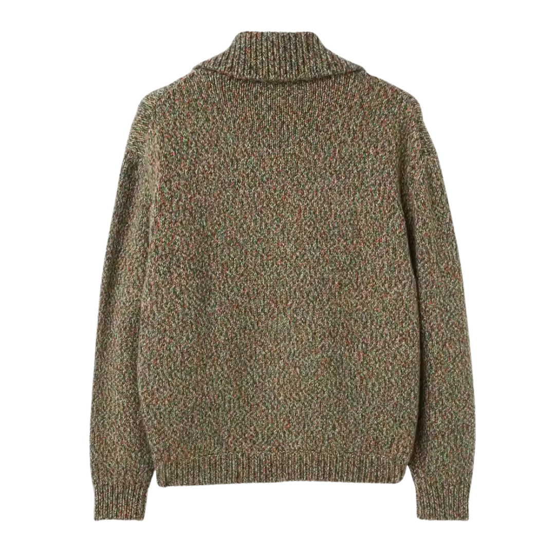 Lentivo™️| Bomber con zip in lana d’alpaca